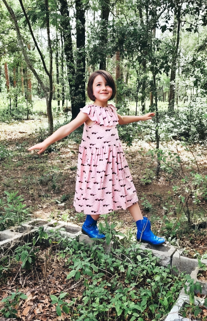 Ruffle Sleeves Dress Sewing Pattern: Girl Sizes 03 mo - 6 yrs (Digital Download) - Image 6