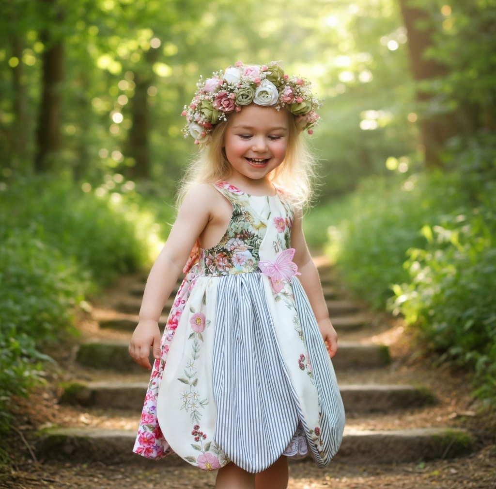 Tinkerbell Style Dress Sewing Pattern: Girl Sizes 8mo - 10 yrs (Digital Download) - Image 11